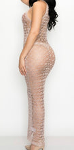 Load image into Gallery viewer, Metallic/Sheer Maxi Coverup Dress