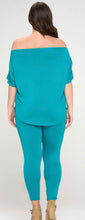 Load image into Gallery viewer, Plus Size Top And Legging Matching Set