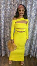 Load image into Gallery viewer, Apple Green Knit Crop Top Skirt Set