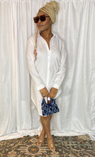 Load image into Gallery viewer, BF Wind Sexy White Pajamas Dress