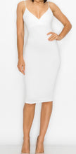 Load image into Gallery viewer, Off White Sleeveless Bodycon Short Dress

